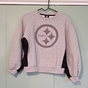 Steelers NFL Gray Sweatshirt Size Small